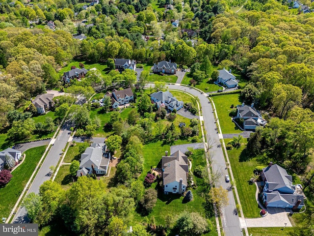 30 Revere Ct, Princeton Junction, NJ 08550 - aerial perspective of suburban area with a heavily wooded area