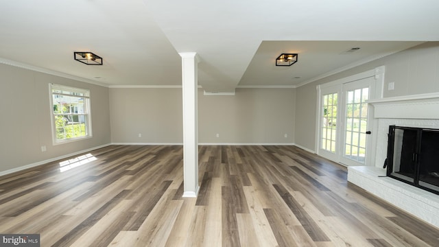 7199 Spotsylvania St, Warrenton, VA 20187 - basement with a healthy amount of sunlight, baseboards, and visible vents