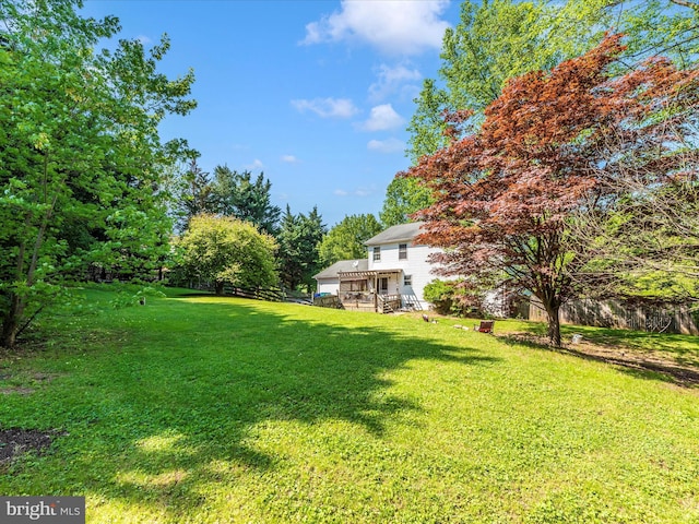 7915 Mount Pleasant Ct E, Walkersville, MD 21793 - view of yard featuring fence