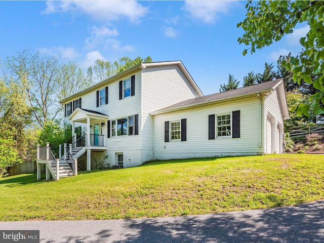 7915 Mount Pleasant Ct E, Walkersville, MD 21793 - view of front of property with stairs and a front yard