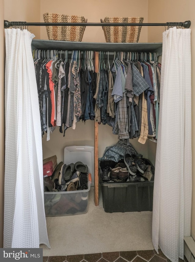 view of closet