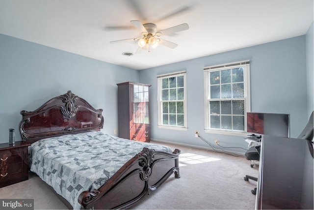 1249 Canon Way, Westminster, MD 21157 - carpeted bedroom featuring ceiling fan and visible vents