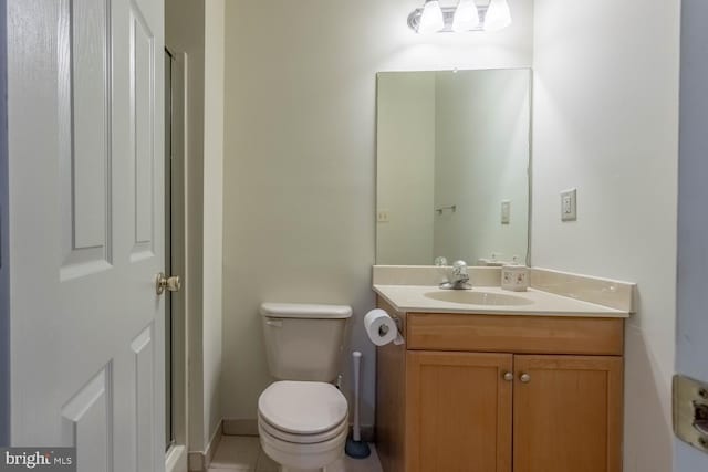 1249 Canon Way, Westminster, MD 21157 - bathroom with toilet, tile patterned flooring, and vanity