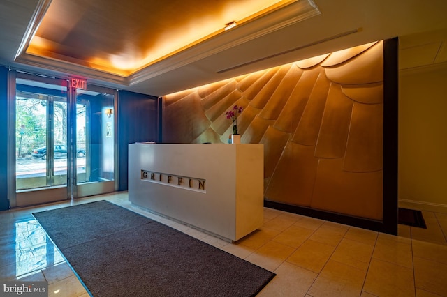 view of reception