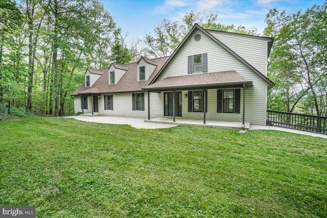7746 Emerson Burrier Rd, Mount Airy, MD 21771 - rear view of property with a lawn and a shingled roof