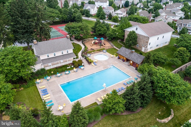 aerial view