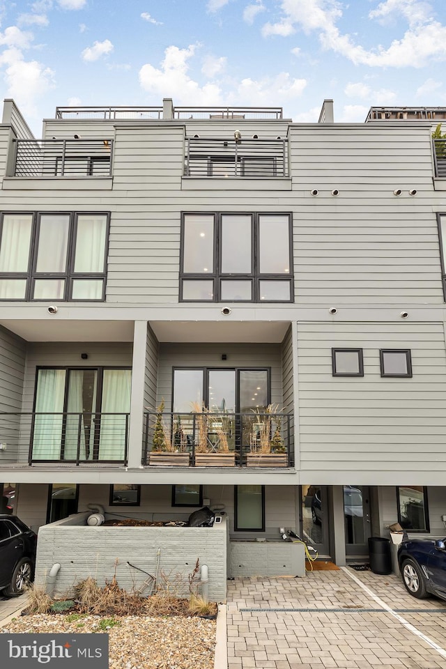 view of rear view of property