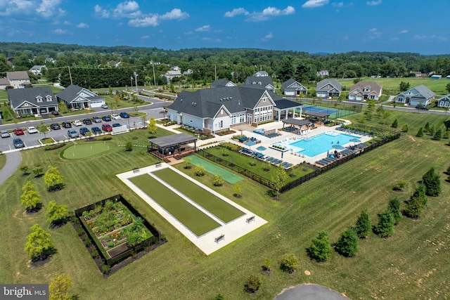 drone / aerial view