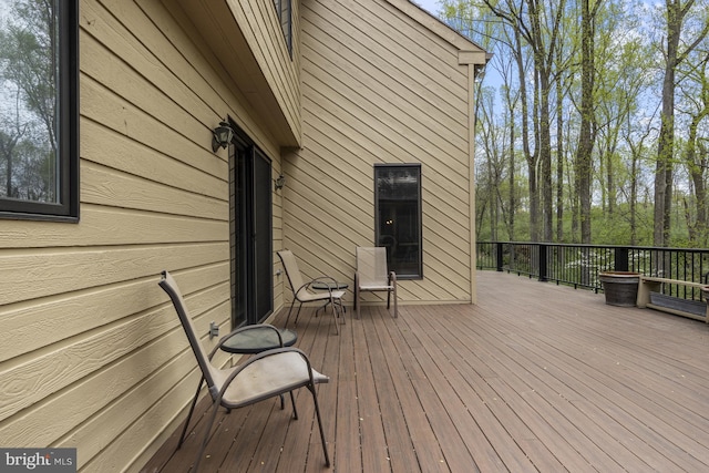 view of deck