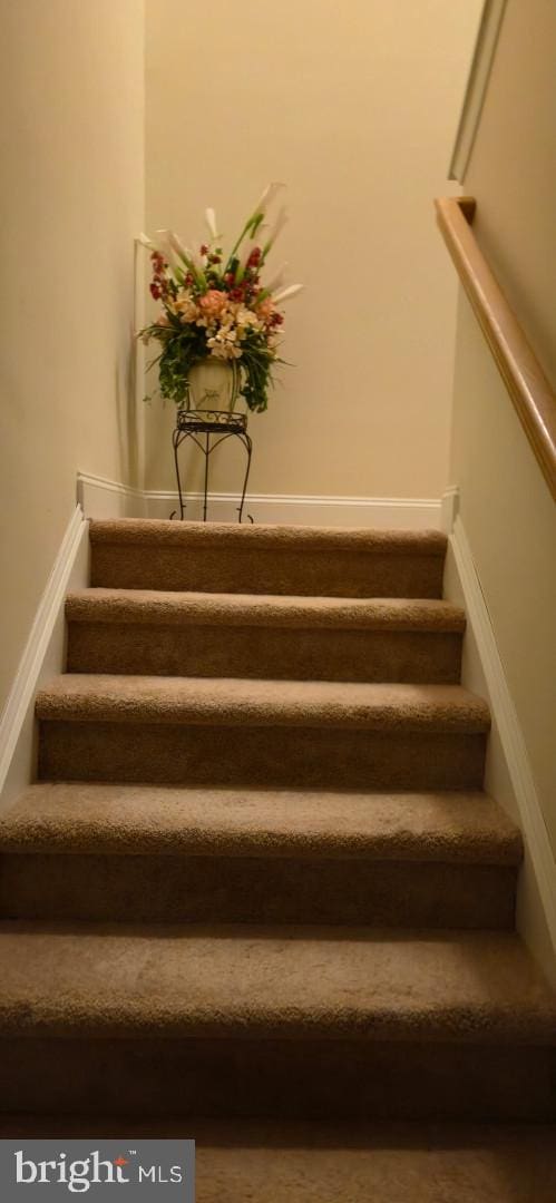 24840 Mistletoe Dr, Georgetown, DE 19947 - view of stairway