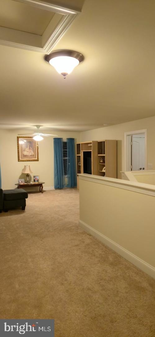 24840 Mistletoe Dr, Georgetown, DE 19947 - hall with carpet floors