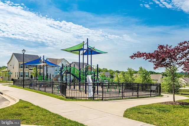 8456 Randell Ridge Rd, Frederick, MD 21704 - community playground with fence and a residential view