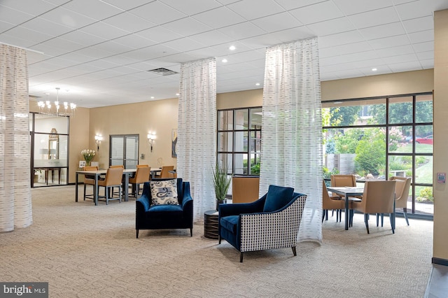 lobby with visible vents