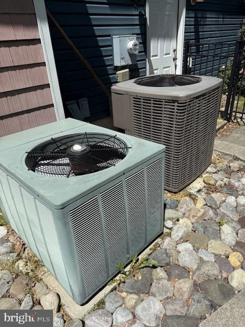 details with central AC unit