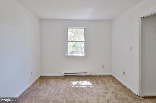 3 Dusty Rd, Easton, PA 18045 - carpeted empty room featuring baseboards and a baseboard heating unit