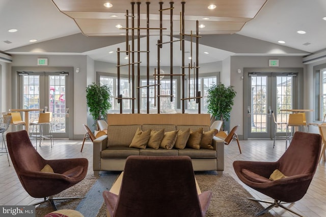 view of community lobby