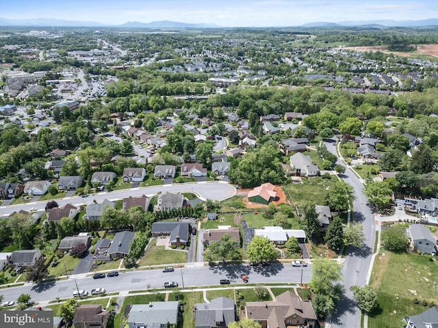 435 Mosby St, Winchester, VA 22601 - aerial overview of property's location featuring mountains and nearby suburban area