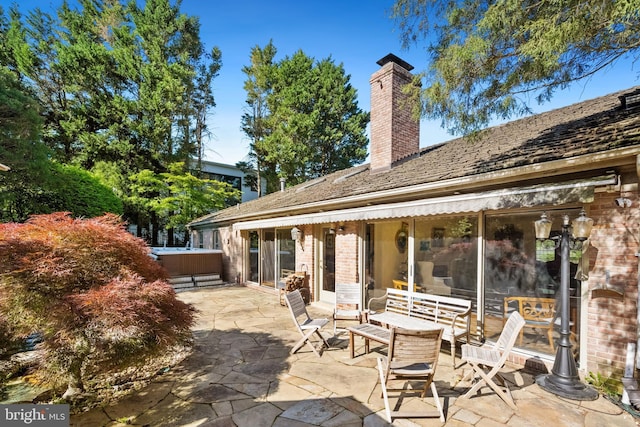 1219 Potomac School Rd, Mclean, VA 22101 - view of patio / terrace featuring a hot tub