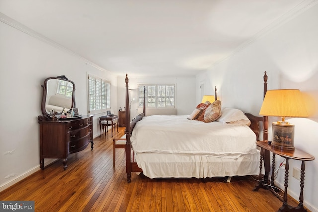 1219 Potomac School Rd, Mclean, VA 22101 - bedroom featuring ornamental molding and hardwood / wood-style floors