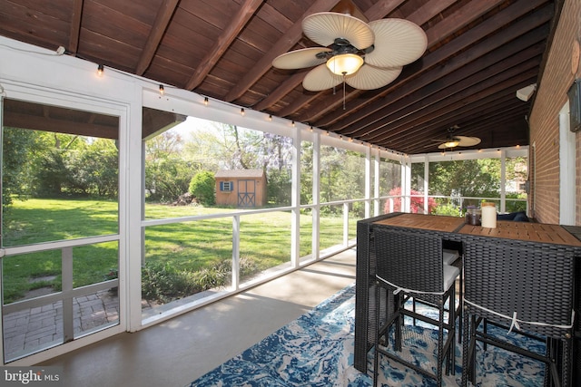 3004 Joshua Rd, Lafayette Hill, PA 19444 - sunroom / solarium with plenty of natural light and a ceiling fan