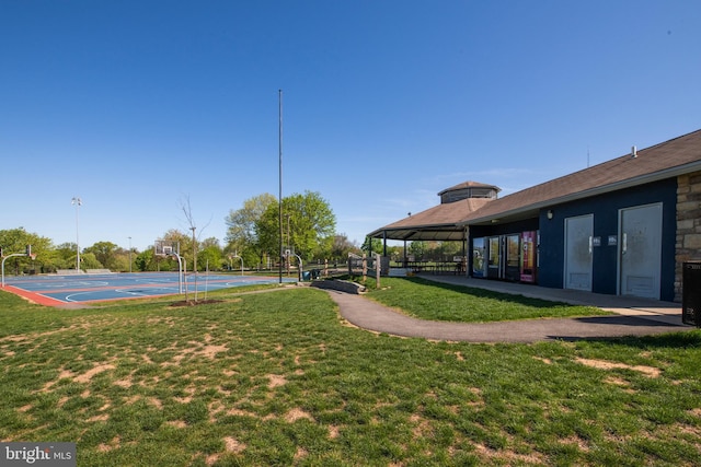 3004 Joshua Rd, Lafayette Hill, PA 19444 - view of yard featuring a gazebo and community basketball court