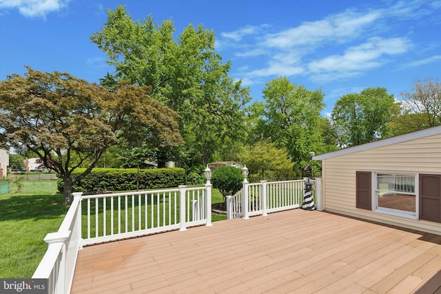 315 Waverly Rd, Southampton, PA 18966 - deck featuring a lawn