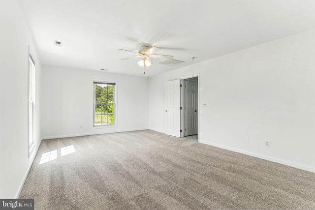 40461 Old Breton Beach Rd, Leonardtown, MD 20650 - carpeted spare room with a ceiling fan and baseboards