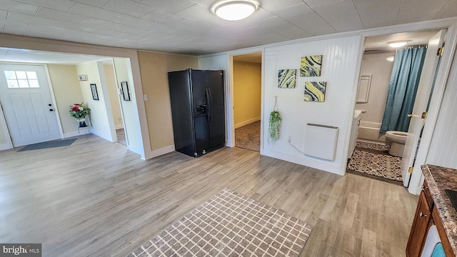 207 Spruce St, Westernport, MD 21562 - interior space featuring baseboards and light wood-type flooring