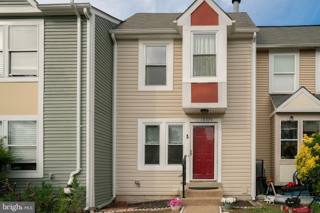 view of property featuring entry steps