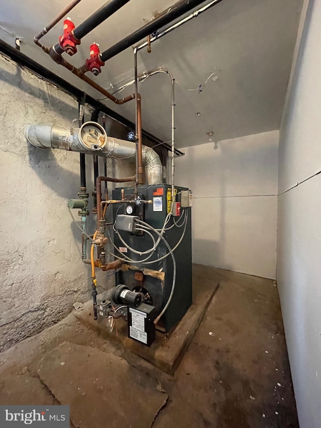 view of utility room