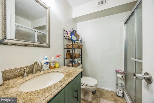 165 Bradford Ct, Mount Laurel, NJ 08054 - bathroom with a shower stall, toilet, and vanity