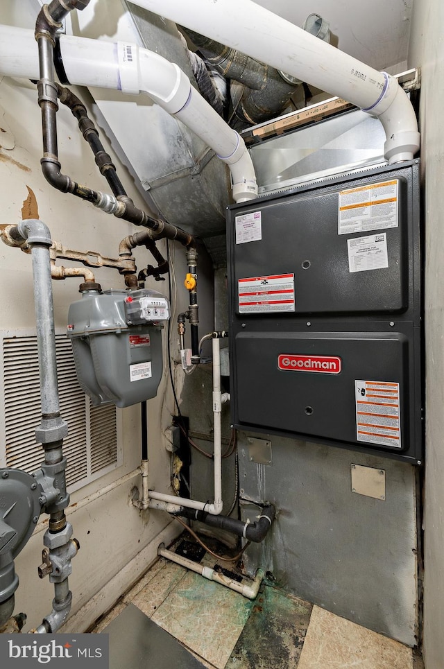 view of utility room