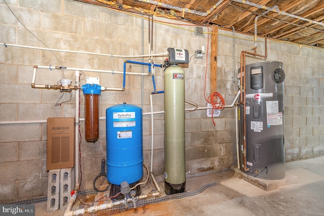 utilities featuring water heater