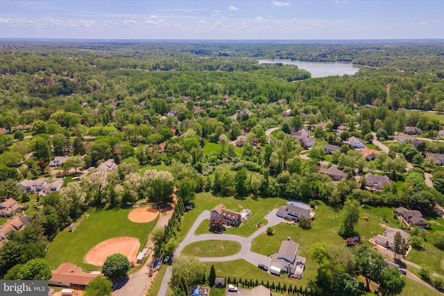 380 Bishop Hollow Rd, Newtown Square, PA 19073 - bird's eye view of a large body of water and a forest