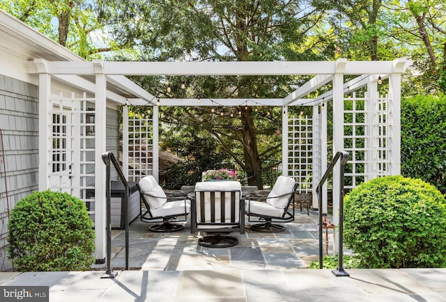 4416 Stanford St, Chevy Chase, MD 20815 - view of patio / terrace featuring outdoor dining space
