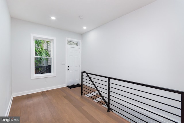 407 16th St SE, Washington, DC 20003 - foyer featuring wood finished floors, baseboards, and recessed lighting
