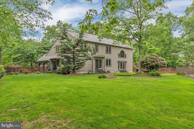 8 Winchester Ct, Tabernacle, NJ 08088 - back of house with entry steps