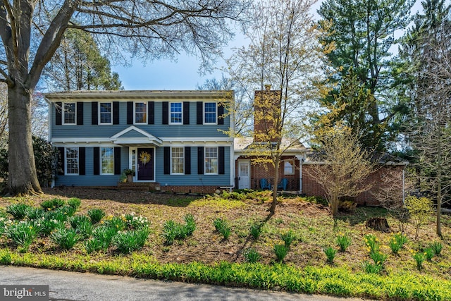 1114 Colonial Rd, Lancaster, PA 17603 - colonial house featuring a chimney