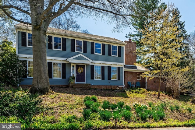 1114 Colonial Rd, Lancaster, PA 17603 - view of front facade featuring a chimney