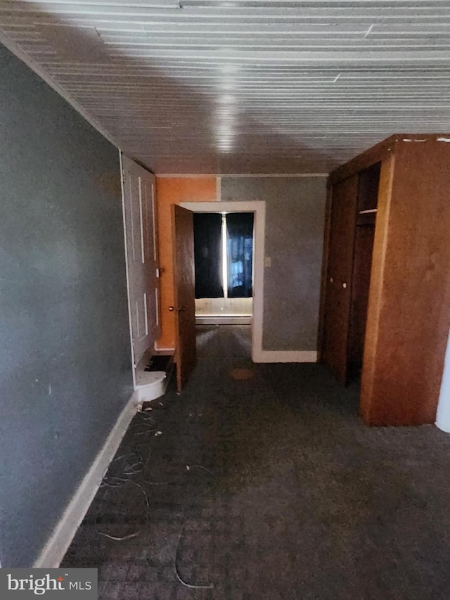 hall with baseboards