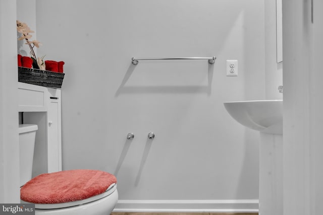 bathroom with toilet