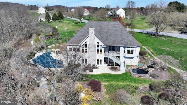 drone / aerial view