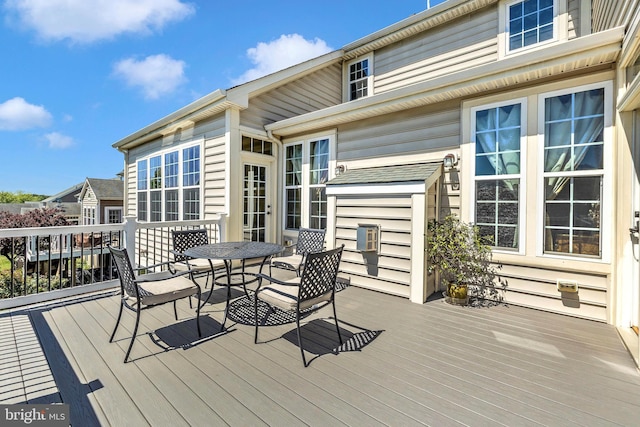 9743 Wyndham Dr, Frederick, MD 21704 - view of wooden terrace