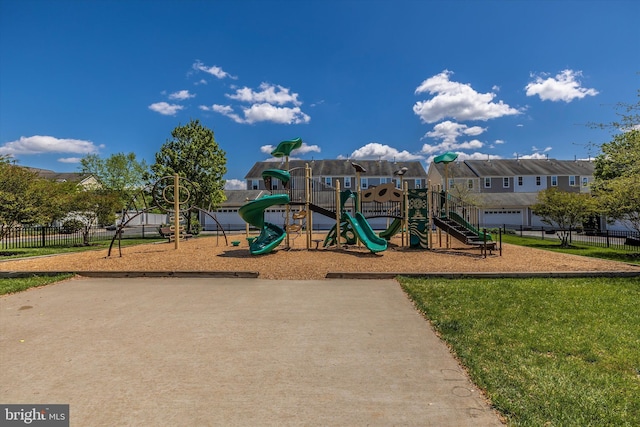 9743 Wyndham Dr, Frederick, MD 21704 - communal playground with a residential view