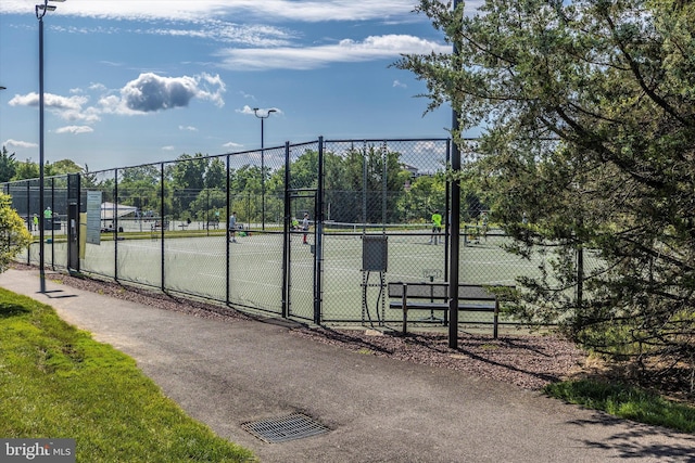 9743 Wyndham Dr, Frederick, MD 21704 - view of tennis court featuring fence