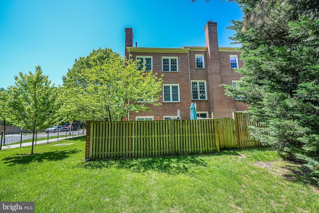 2 S Manchester St S, Arlington, VA 22204 - back of property with brick siding and a chimney