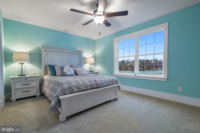 404 Wiggins Mill Rd, Townsend, DE 19734 - carpeted bedroom featuring baseboards and a ceiling fan