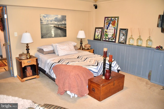 bedroom with carpet flooring