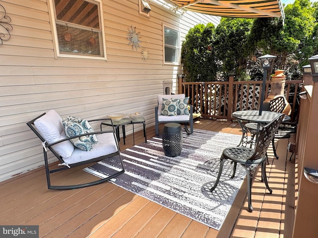 view of deck