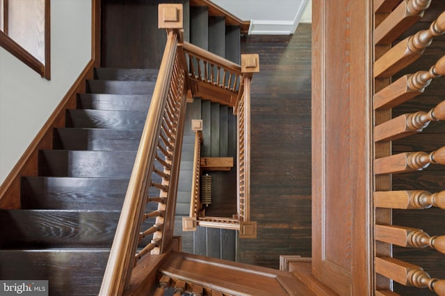 view of stairway